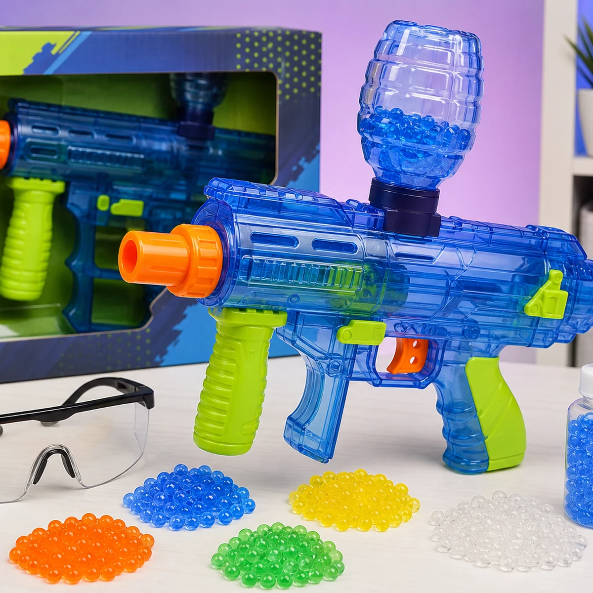 Surge Toy Gun with Safety Glasses & 10K Gellets